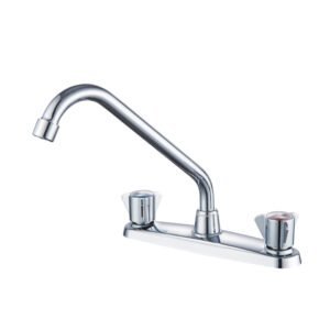 MBL-804136 Llave de Cocina con Doble Manija y Estilo Vintage