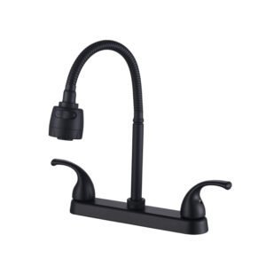 MPE-800901-B Llave de Cocina Moderna Negra con Acabado Mate