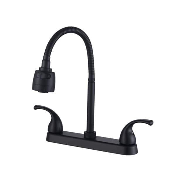 MPE-800901-B Llave de Cocina Moderna Negra con Acabado Mate