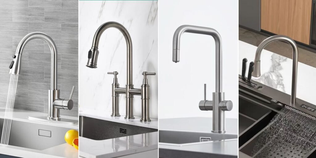 types-of-kitchen-faucets-single-handle-double-handle-commercial-wall-mount