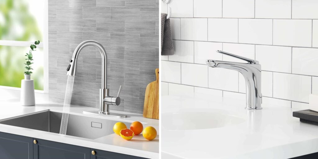 Faucet maintenance kitchen vs bathroom
