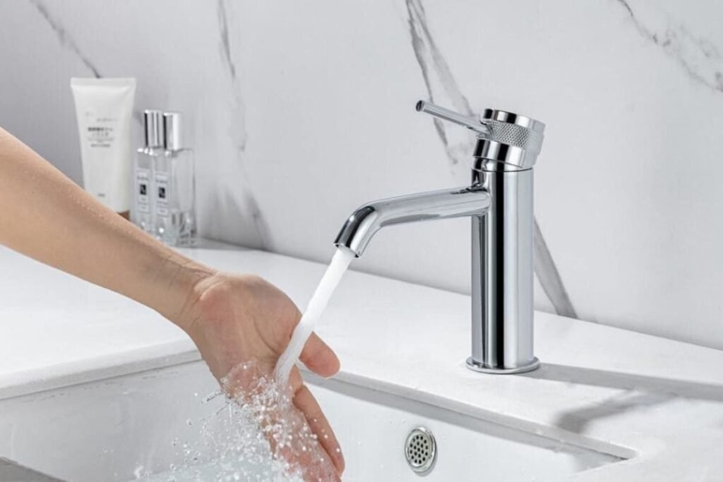 installing lead-free bathroom fauce