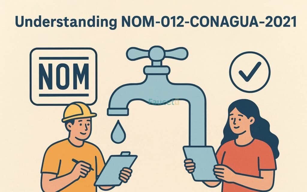 NOM 012 CONAGUA 2021 faucet standards including lead free