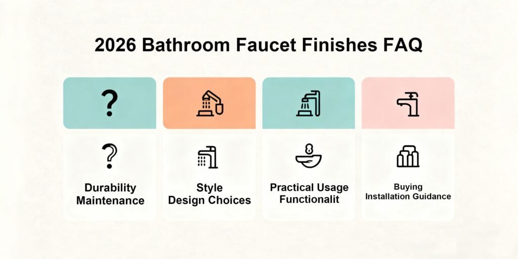 Bathroom faucet finishes FAQ