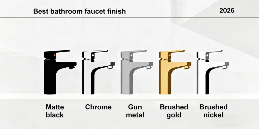 Top bathroom faucet finishes 2026