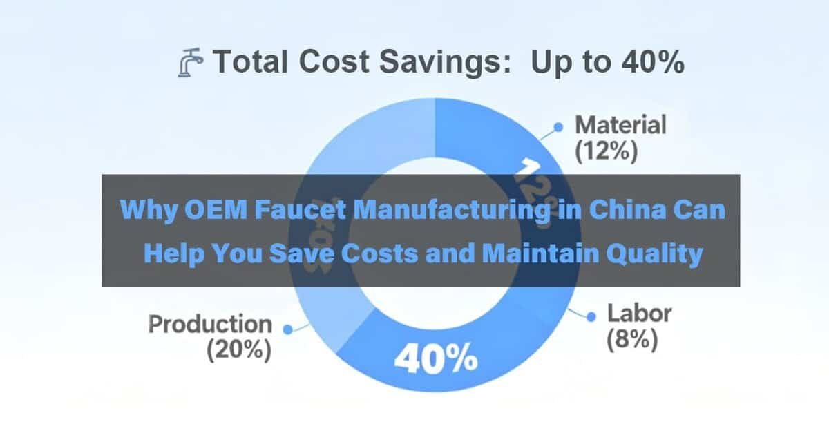 Why OEM Faucet Manufacturing in China Can Help You Save Costs and Maintain Quality