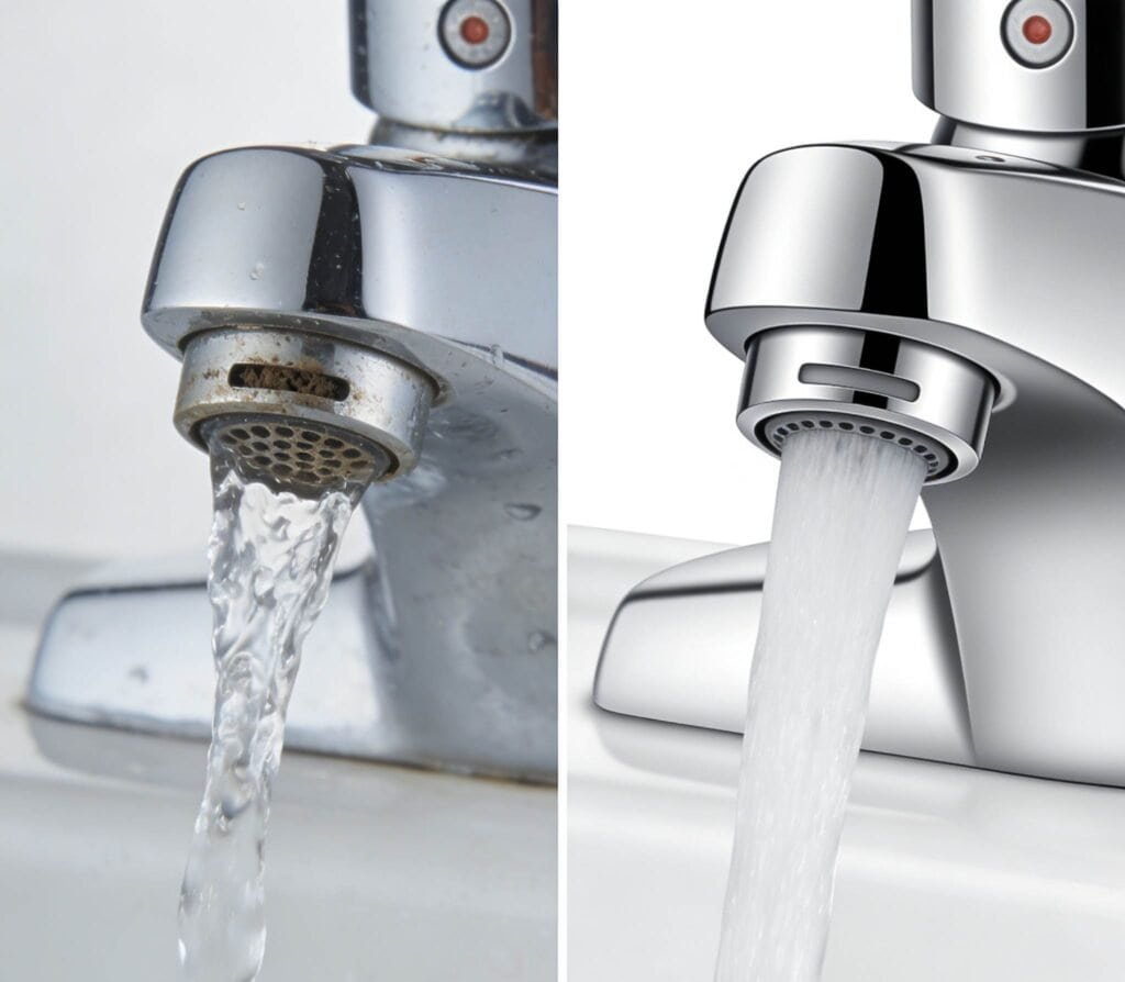 corrosion on faucet surface problem