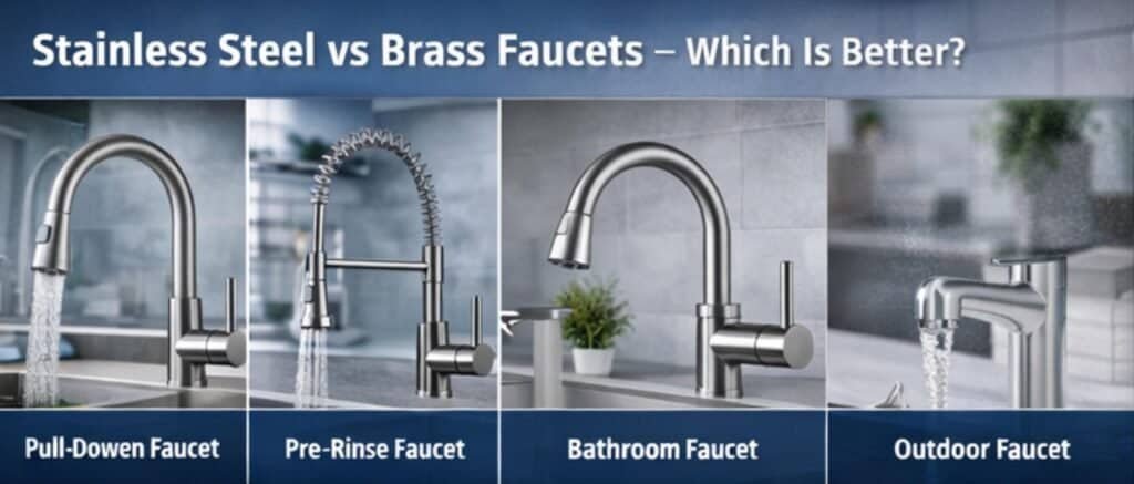 Stainless Steel vs Brass Faucets – Which Is Better