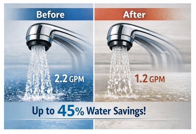 water-saving faucet