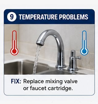 9. Water Temperature Problems
