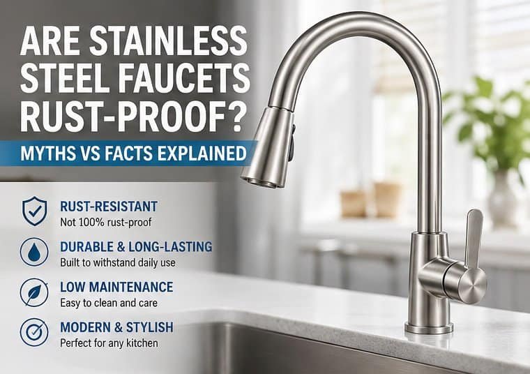 stainless steel faucets rust proof