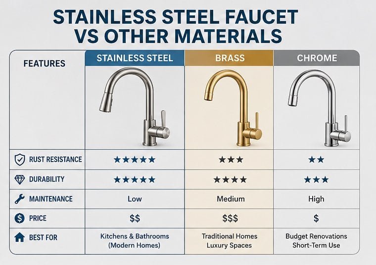 stainless steel vs brass