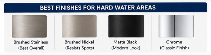 Best Faucet Finishes for Hard Water Areas