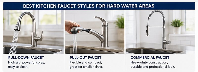Best Faucet Materials for Hard Water Areas