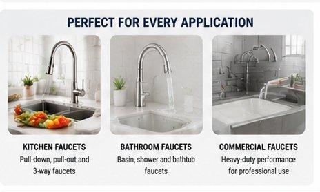 304 Stainless Steel Faucets