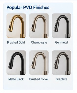 PVD vs Stainless Steel Faucets